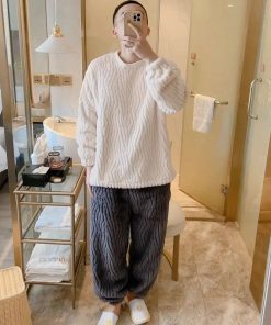 Fleece Lined Pyjamas Mens - Ma boutique