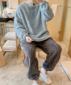 Fleece Lined Pyjamas Mens - Ma boutique